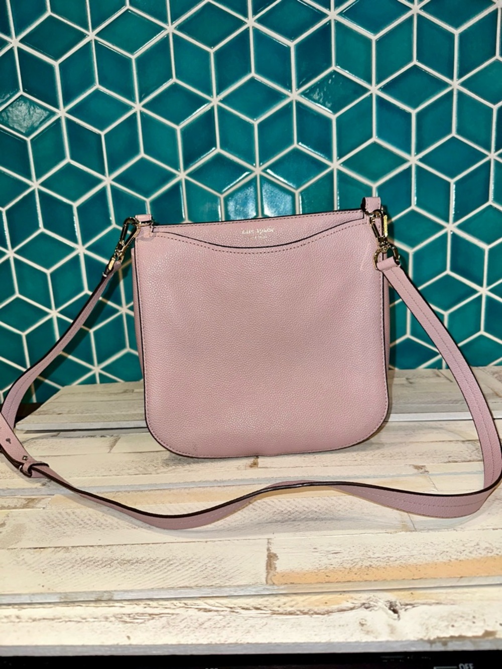 Kate Spade New York Crossbody Purse – Blush Pink